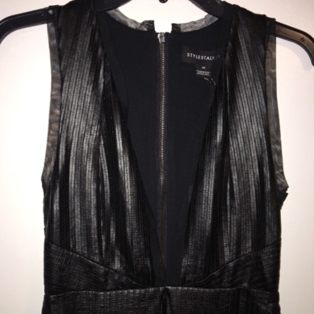 Stylestalker Cleopatra Faux Leather Dress XS - Picture 3 of 8